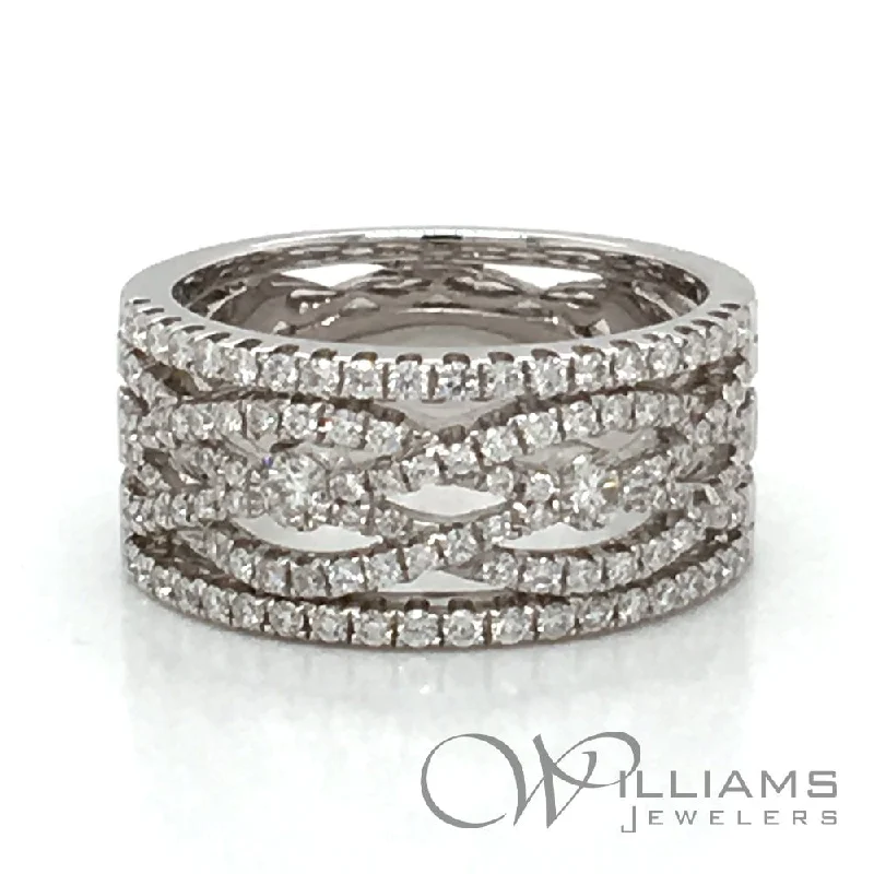 Women’s rings with herkimer diamonds for clarity -Williams Signature 14 Karat Diamond Ring