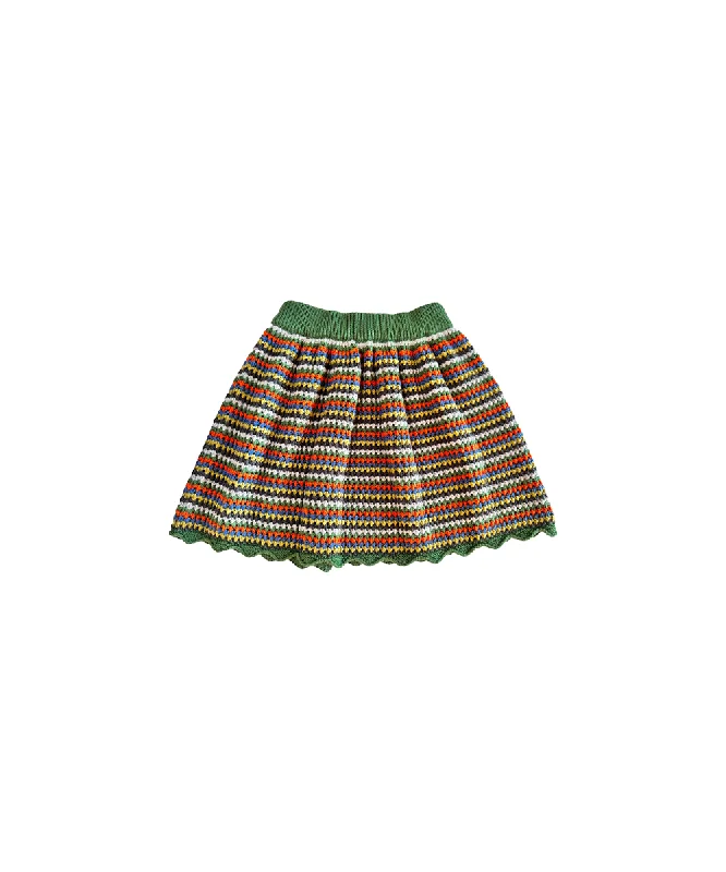 Cocktail Dresses for Party Time -MAB538-PORTH SKIRT-Monstera