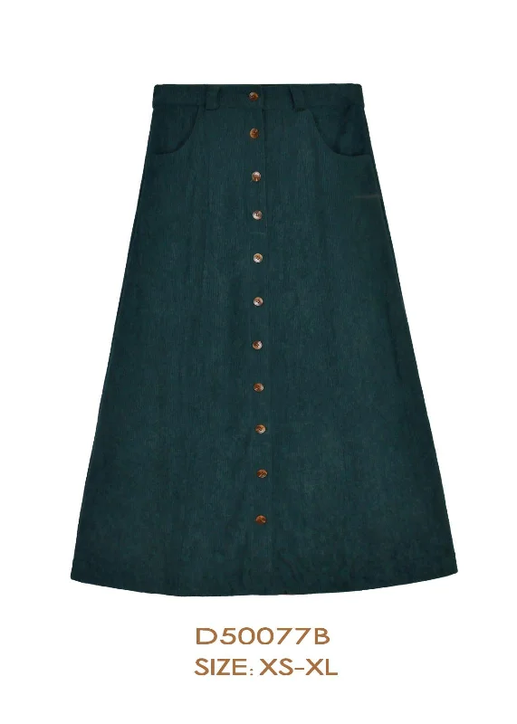 Vintage Dresses for Nostalgia -D50077B-SKIRT-Green