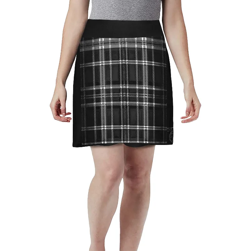 Off-shoulder Dresses for Feminine -Yahuah-Tree of Life 02-04 + Digital Plaid 01-06A Designer Golf Skirt