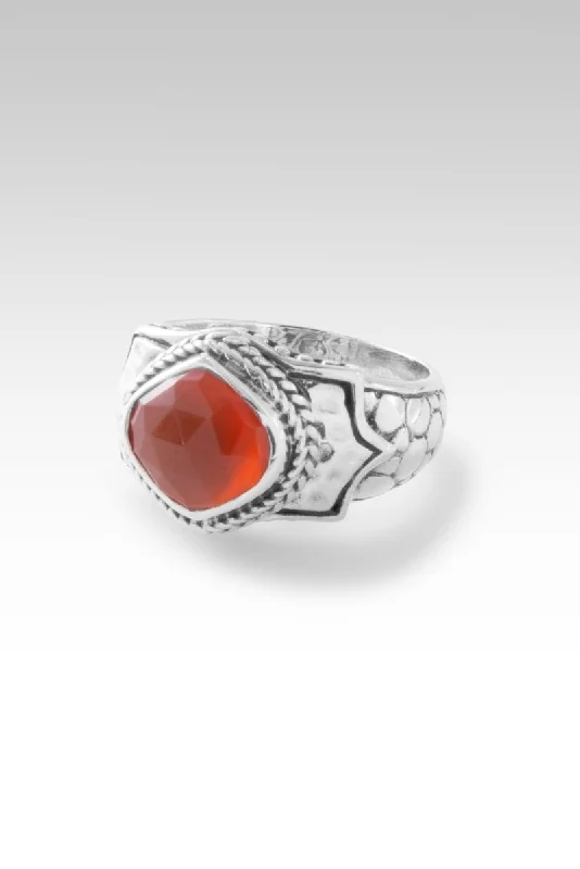 Women’s rings with twisted bands for style -Awakening Spirit Ring™ in Carnelian