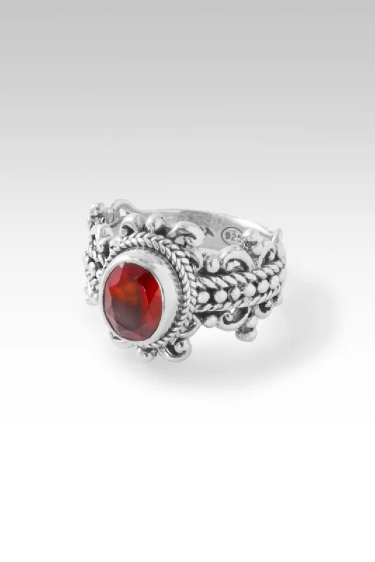 Women’s rings with fluorite stones for hues -Embrace the Good Ring™ in Hessonite Garnet