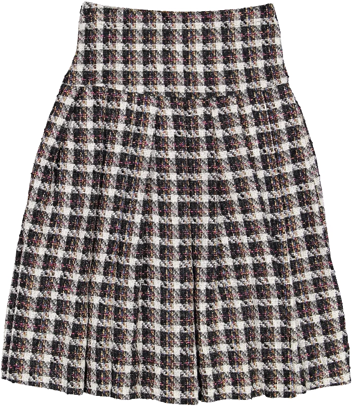 Leather Dresses for Luxury -34213-SKIRT-Plaid