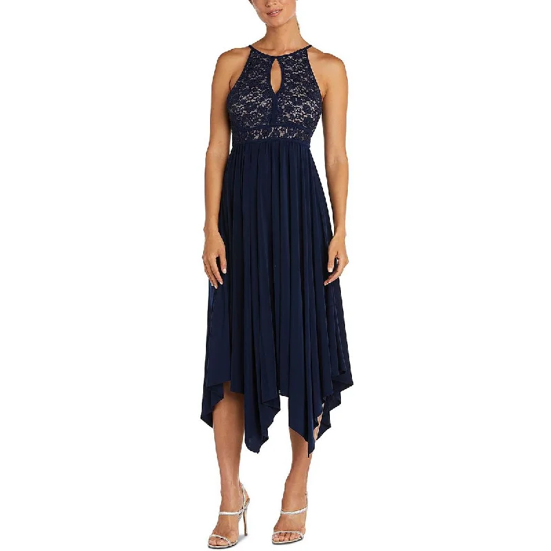 Casual Dresses for Everyday -NW Nightway Womens Plus Lace Asymmetrical Cocktail and Party Dress