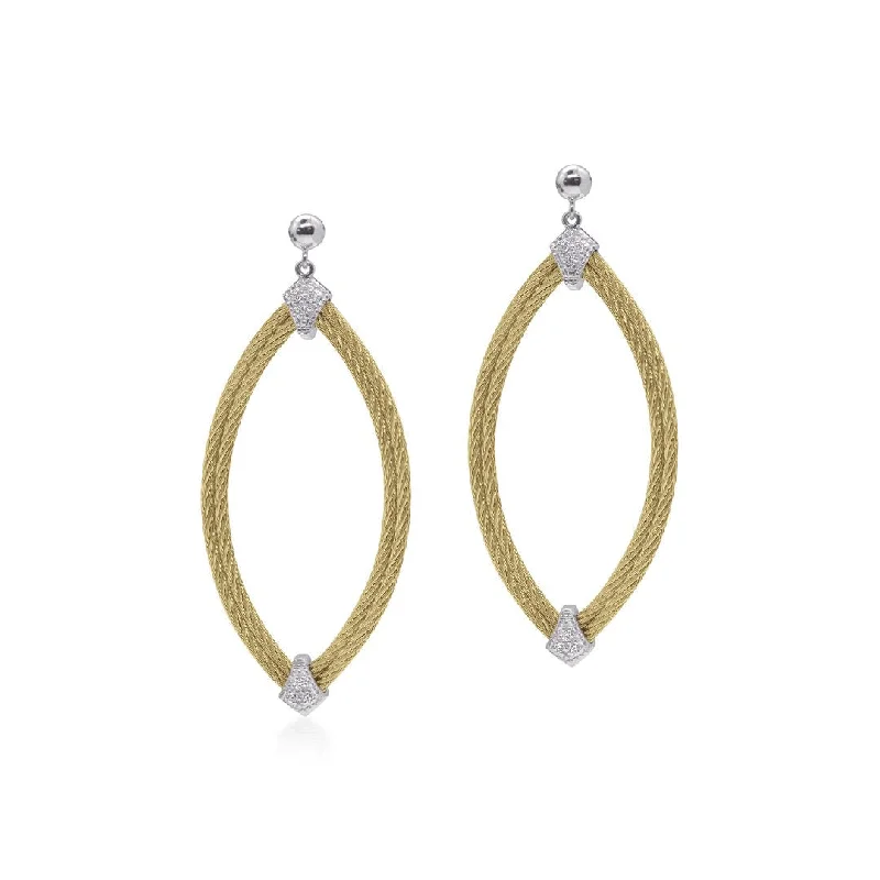 Best hoop earrings with infinity designs for a timeless and meaningful symbol-0.10 ctw Diamond Cable Earrings | M10276581