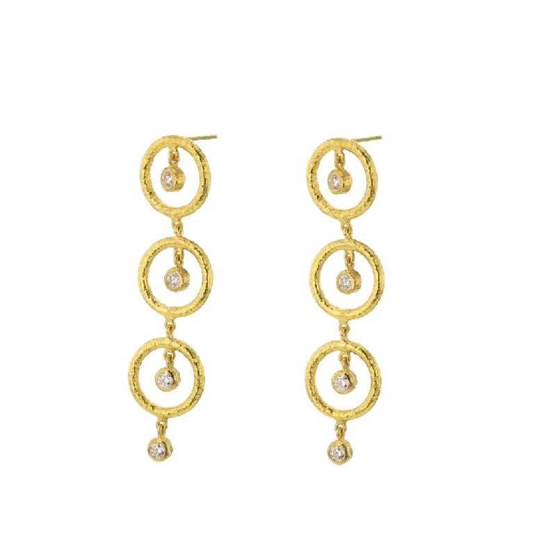 Best hoop earrings with minimalist designs for a clean and modern aesthetic-0.20 ctw Diamond Dangle Earrings