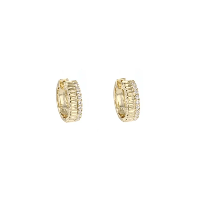 Best hoop earrings with matte finish for a sophisticated, understated design-0.34 ctw Diamond Hoop Earrings | 10277890