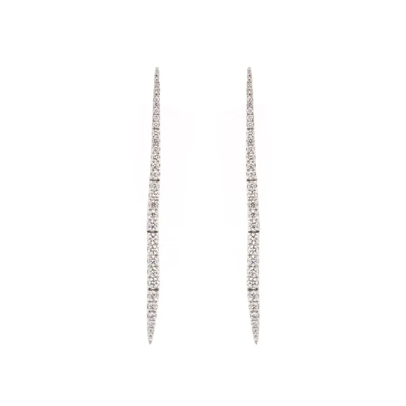 Best hoop earrings with geometric pendants for a modern, chic appeal-1.31 ctw Diamond Earrings