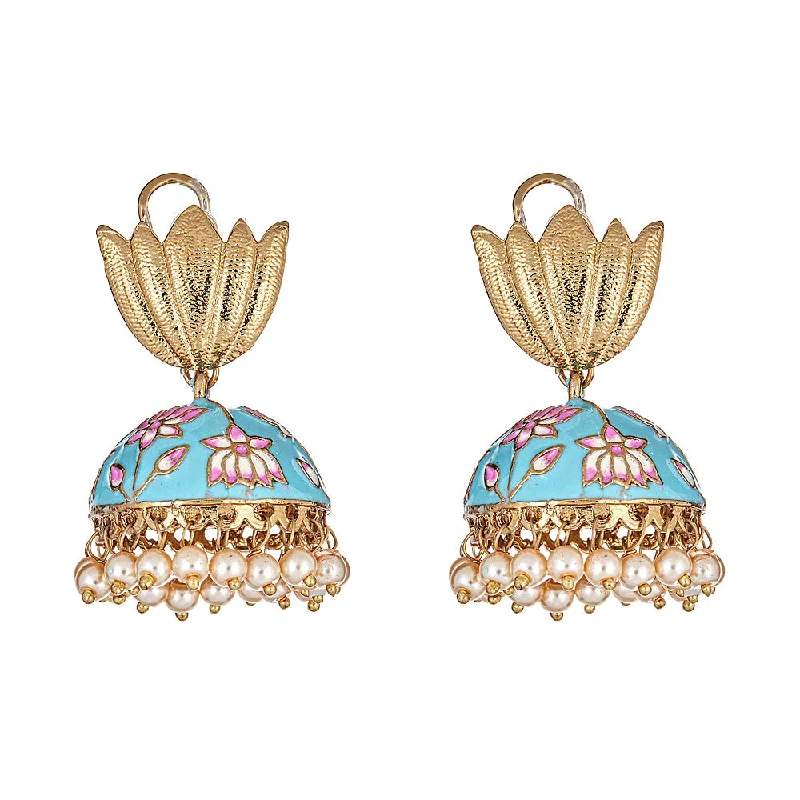 Large hoop earrings for a bold and statement-making fashion accessory-Sabir Earrings in Turquoise