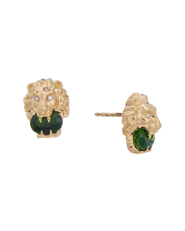 Best hoop earrings with Swarovski crystals for added sparkle and luxury-Gucci 18K 0.02 ct. tw. Diamond Earrings