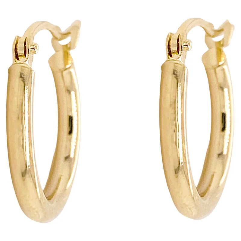 Best hoop earrings with custom designs for a personalized, unique accessory-Hoop Earrings, 14K Yellow Gold, 20 mm