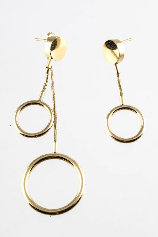 Best hoop earrings with blackened metal for an edgy and bold appearance-Isabel Marant Gold Cable Hoop Earrings