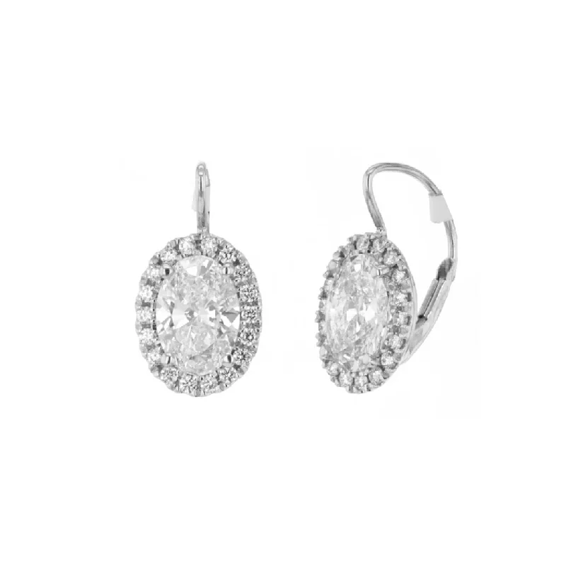 Best hoop earrings with matte finish for a sophisticated, understated design-Lab-Grown Diamond Earrings | 10265342