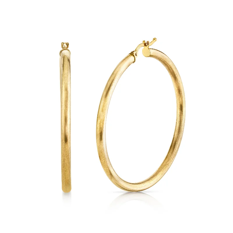 Best hoop earrings with infinity designs for a timeless and meaningful symbol-Large Tube Hoops