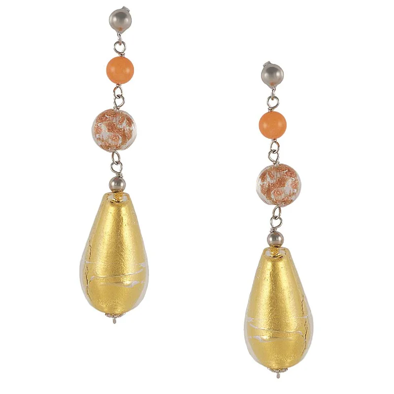 Stylish hoop earrings with diamond accents for an elegant and sparkling effect-MURANO EARRINGS