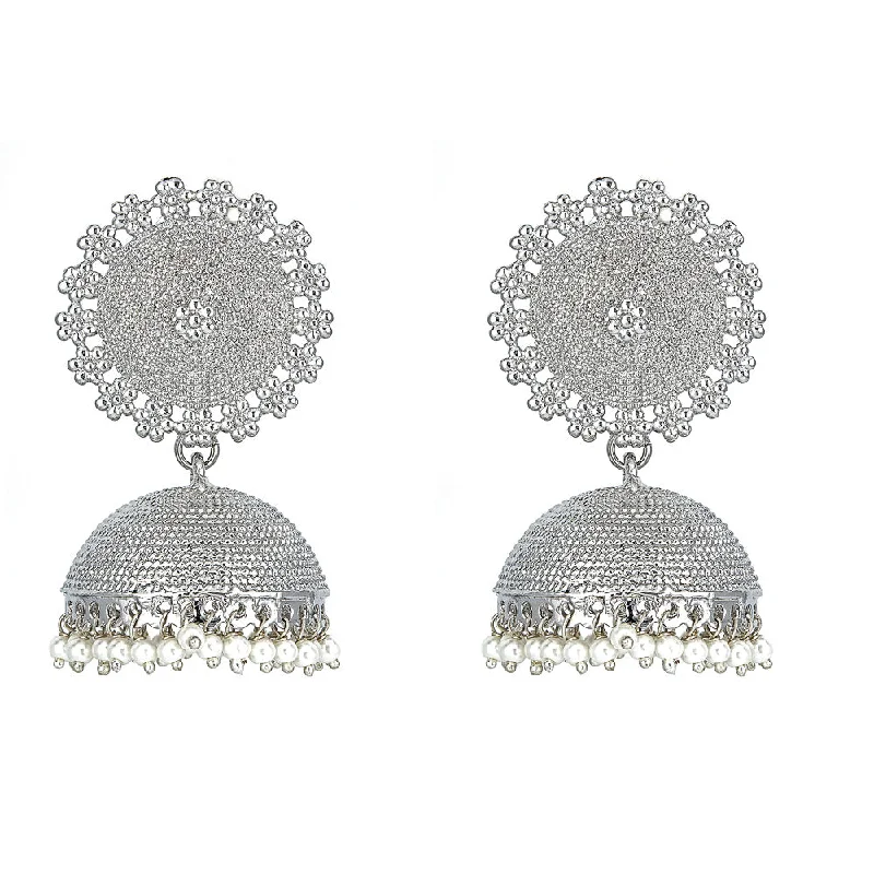 Best hoop earrings with Swarovski crystals for added sparkle and luxury-Femi Silver Earrings