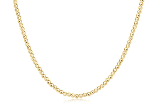 Layered necklaces and pendants for a trendy and fashionable stacked look-17" 3mm Classic Choker