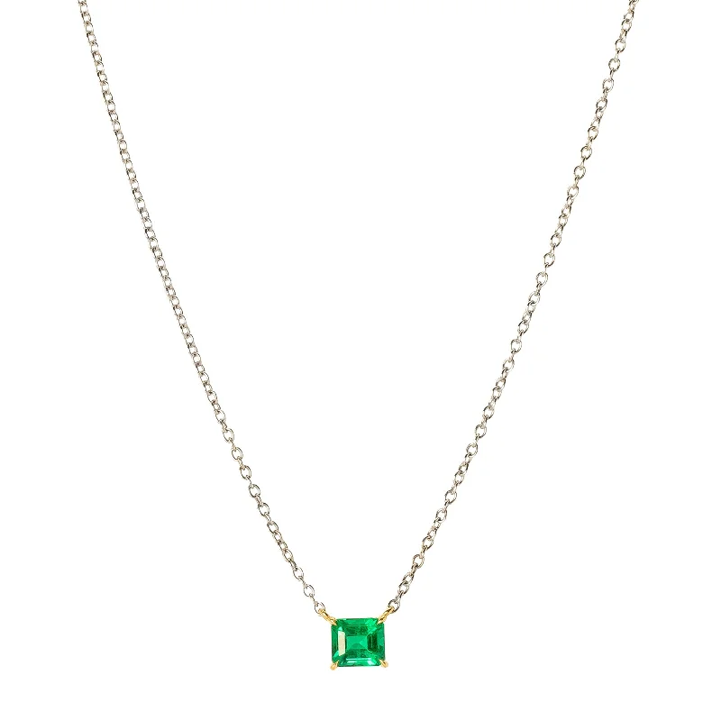 Beautiful necklaces and pendants with natural stones for an earthy, organic vibe-Pendant Necklace - Emerald