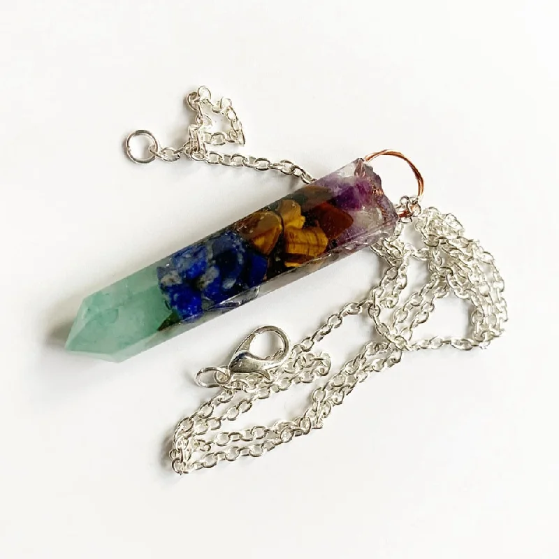 Best necklaces and pendants with vintage lockets for a nostalgic, sentimental look-Balancing Chakra Orgonite Pendant Necklace