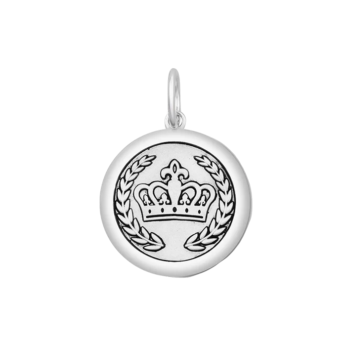 Unique necklaces and pendants with engraved messages for a sentimental gift-Crown Oxy