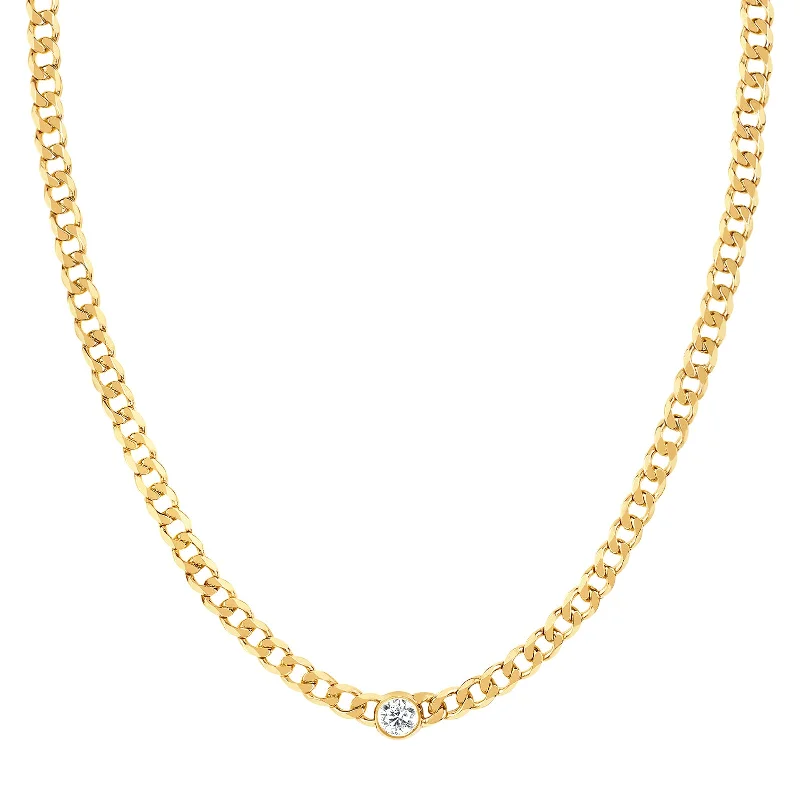 Best necklaces and pendants with matching rings for a coordinated jewelry set-Sari Diamond Necklace - Yellow Gold