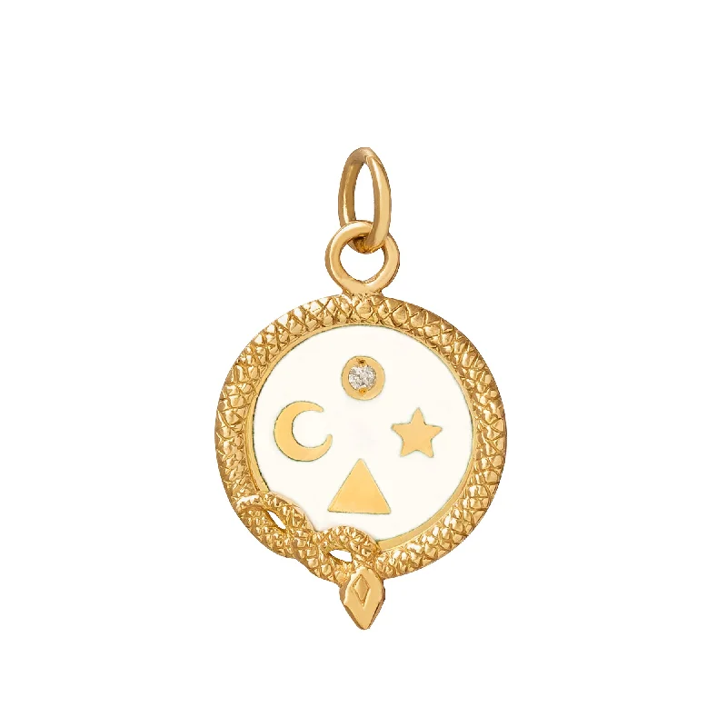 Best necklaces and pendants with crystal accents for a sparkling and elegant style-Petite Wholeness Medallion