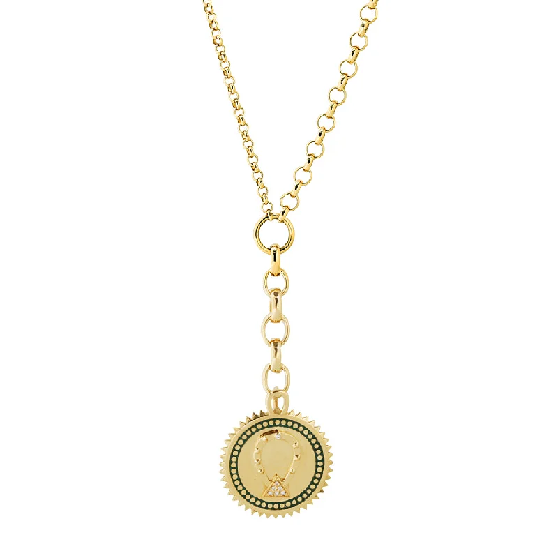 Elegant necklaces and pendants with diamond accents for added sparkle-Protection Necklace