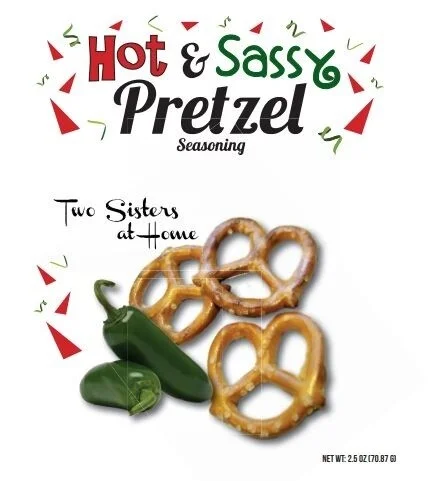 Best necklaces and pendants with vintage coin pendants for a unique accessory-Hot & and Sassy Pretzel Seasoning