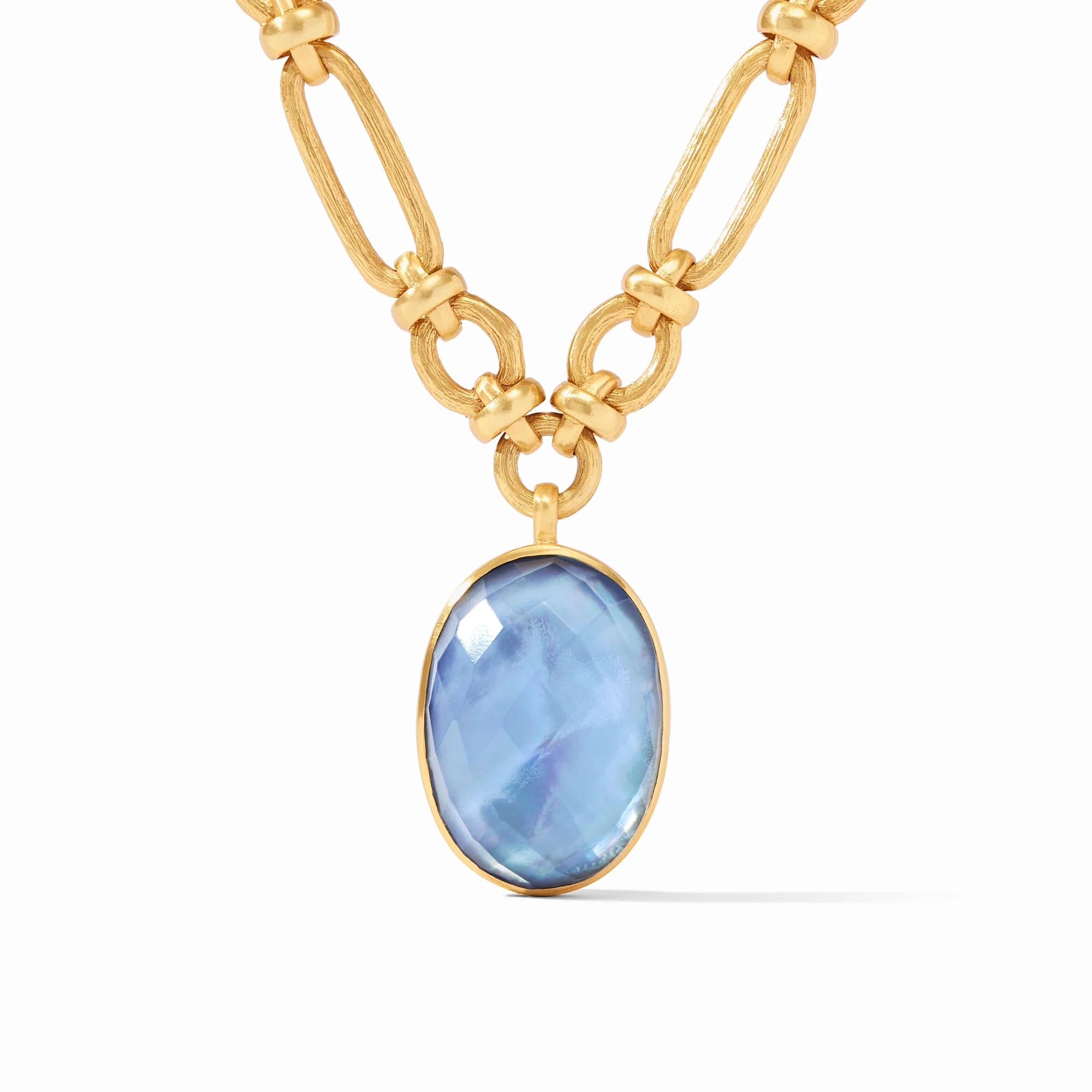 Beautiful necklaces and pendants with layered chains for a fashionable, chic look-Ivy Statement Necklace in Chalcedony