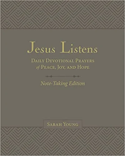 Best necklaces and pendants with sterling silver for an affordable yet stylish choice-Jesus Listens Daily Devotional Prayers of Peace, Joy, and Hope | Note-Taking Edition