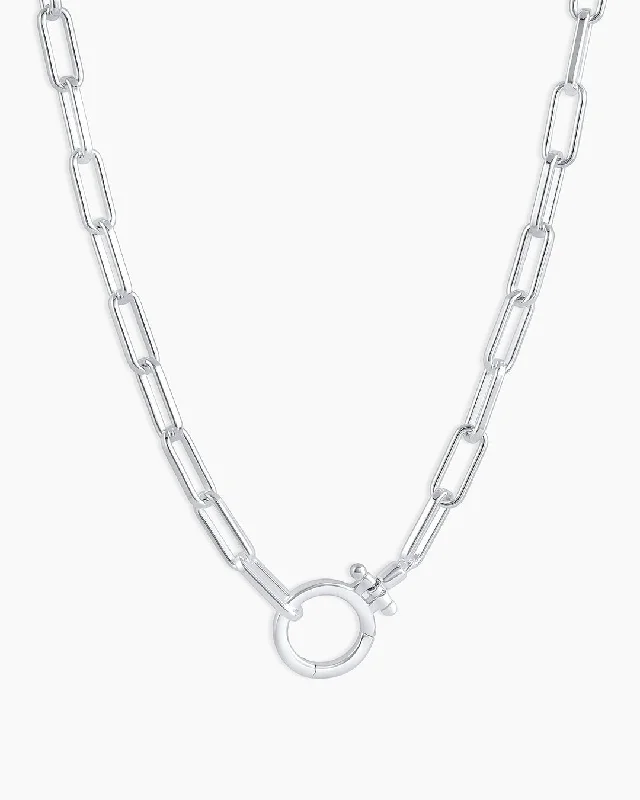 Best necklaces and pendants with silver chains for a sleek, timeless look-Parker Necklace