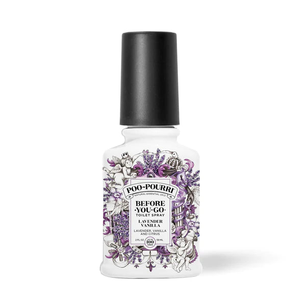 Necklaces and pendants with geometric pendants for a clean, contemporary design-Poo-Pourri Lavender Vanilla 2 oz.