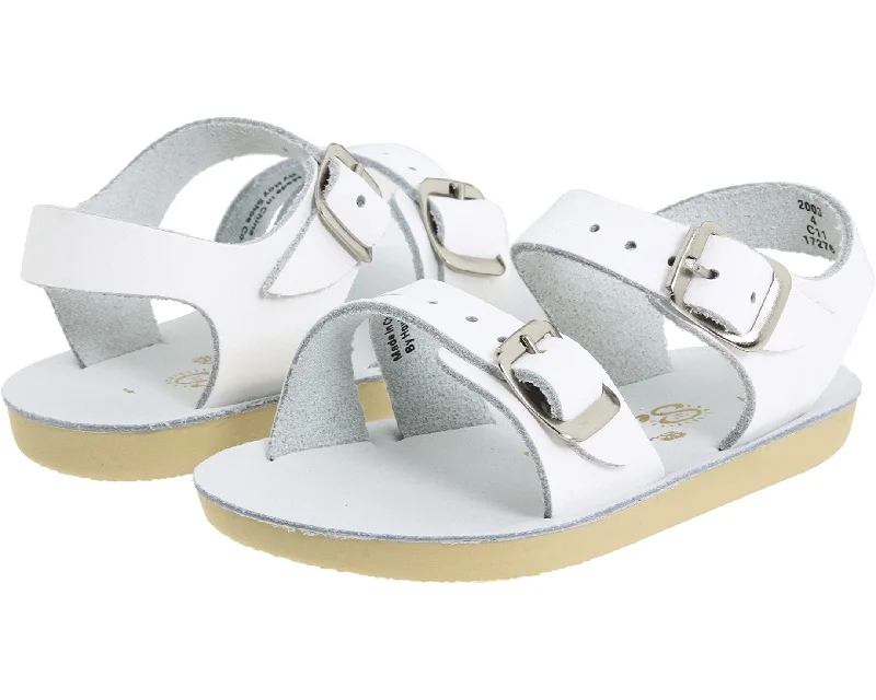 Best necklaces and pendants with butterfly wings for a delicate, graceful style-Sea wee white infant sandal